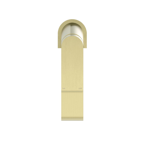 Nero Mixer Taps BIANCA BASIN MIXER BRUSHED GOLD (NR321501BG)