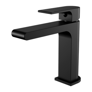 Nero Mixer Taps BIANCA BASIN MIXER STRAIGHT SPOUT MATTE BLACK (NR321502MB)