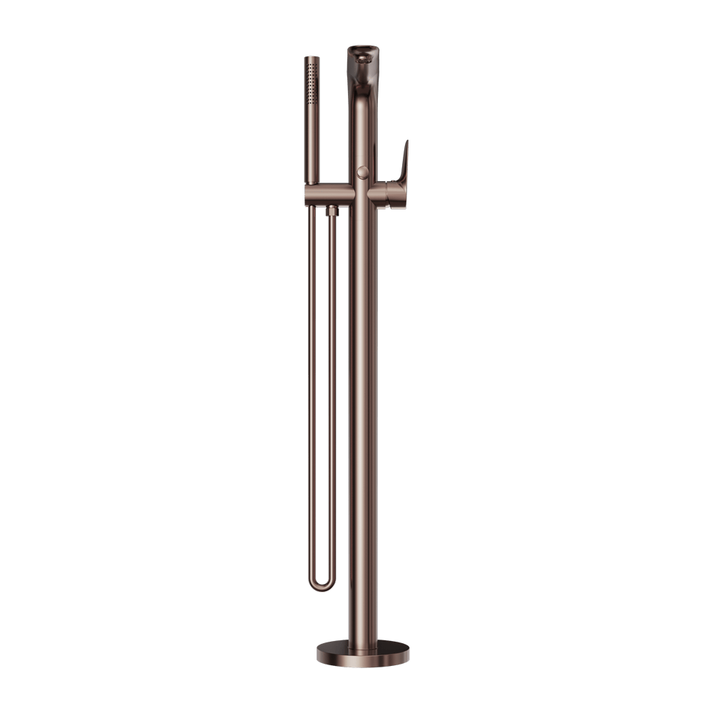 Bianca Freestanding Bath Mixer With Hand Shower Brushed Bronze (NR321503aBZ)