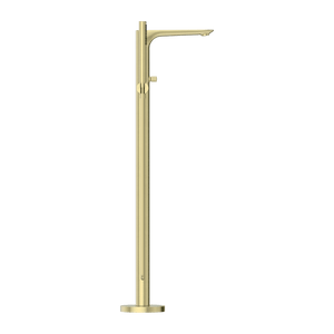 Nero Mixer Taps BIANCA FREESTANDING BATH MIXER WITH HAND SHOWER BRUSHED GOLD (NR321503aBG)