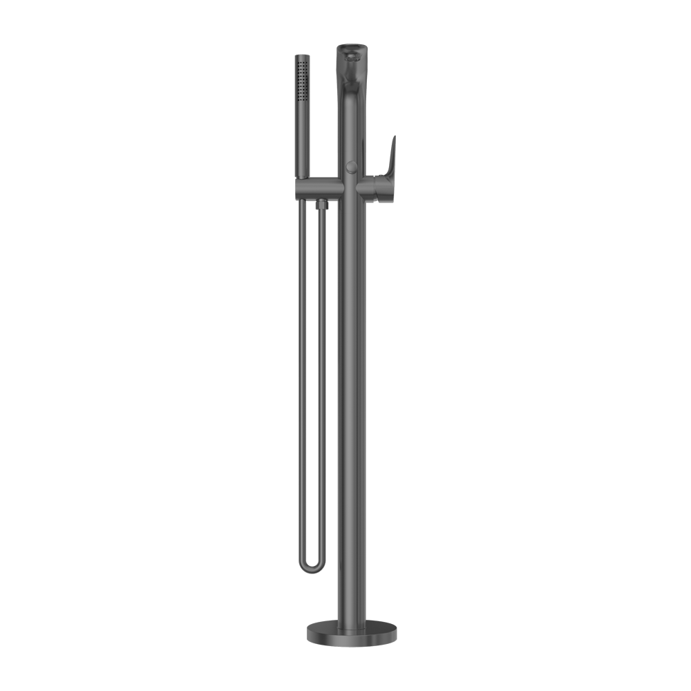 BIANCA FREESTANDING BATH MIXER WITH HAND SHOWER GUN METAL (NR321503aGM)