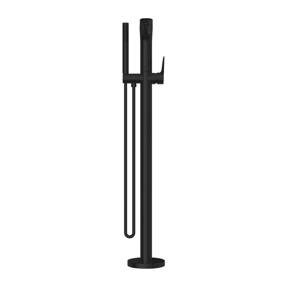 BIANCA FREESTANDING BATH MIXER WITH HAND SHOWER MATTE BLACK (NR321503aMB)