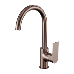 Nero Mixer Taps Bianca Kitchen Mixer Gooseneck Spout Brushed Bronze (NR321506BZ)