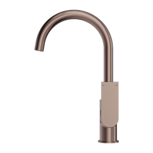 Nero Mixer Taps Bianca Kitchen Mixer Gooseneck Spout Brushed Bronze (NR321506BZ)