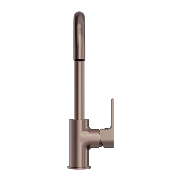 Nero Mixer Taps Bianca Kitchen Mixer Gooseneck Spout Brushed Bronze (NR321506BZ)