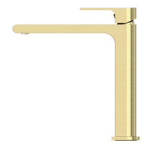 Nero Mixer Taps BIANCA MID TALL BASIN MIXER BRUSHED GOLD (NR321501DBG)