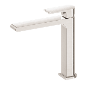 Nero Mixer Taps BIANCA MID TALL BASIN MIXER BRUSHED NICKEL (NR321501DBN)