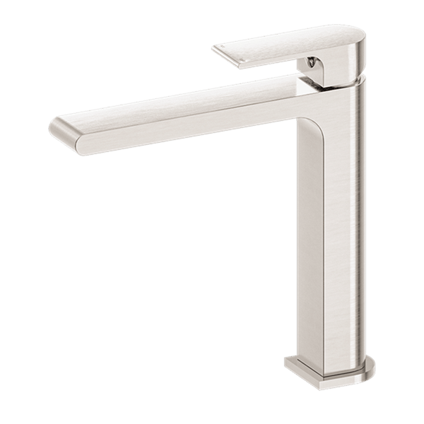 Nero Mixer Taps BIANCA MID TALL BASIN MIXER BRUSHED NICKEL (NR321501DBN)