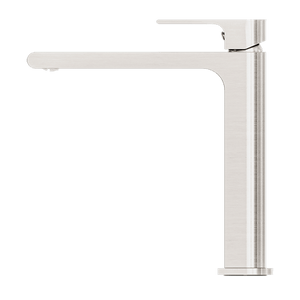 Nero Mixer Taps BIANCA MID TALL BASIN MIXER BRUSHED NICKEL (NR321501DBN)