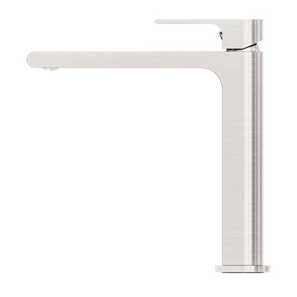 Nero Mixer Taps BIANCA MID TALL BASIN MIXER BRUSHED NICKEL (NR321501DBN)