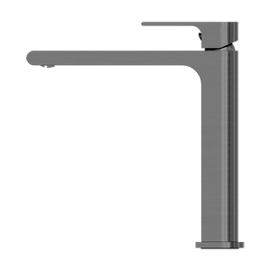 Nero Mixer Taps BIANCA MID TALL BASIN MIXER GUN METAL (NR321501DGM)
