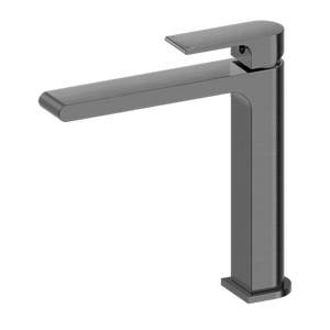 Nero Mixer Taps BIANCA MID TALL BASIN MIXER GUN METAL (NR321501DGM)