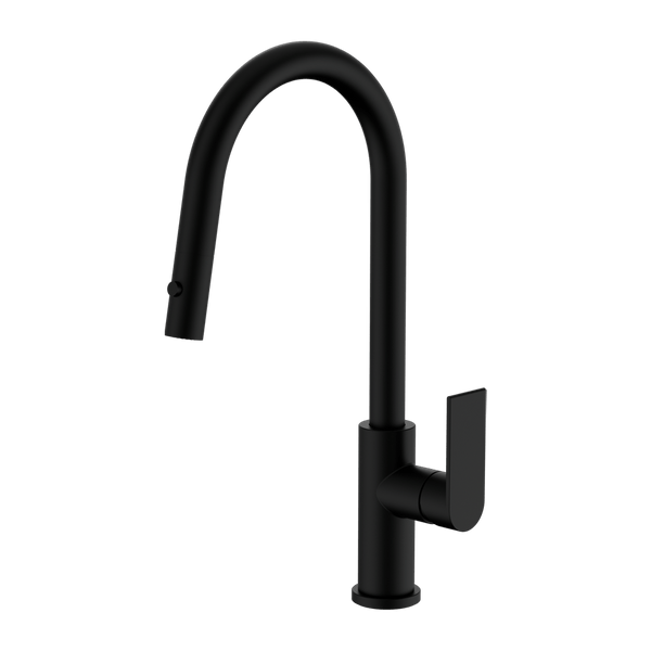 Nero Mixer Taps Bianca Pull Out Sink Mixer With Vegie Spray Function Matte Black (NR321508MB)
