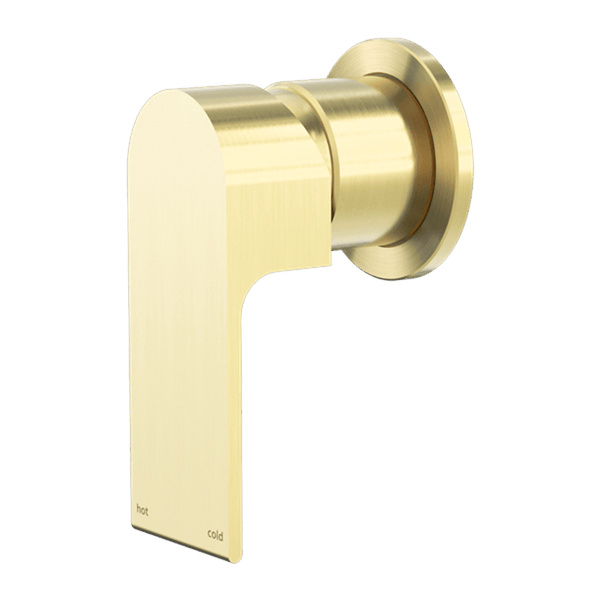 Nero Mixer Taps BIANCA SHOWER MIXER 60MM PLATE BRUSHED GOLD (NR321511HBG)