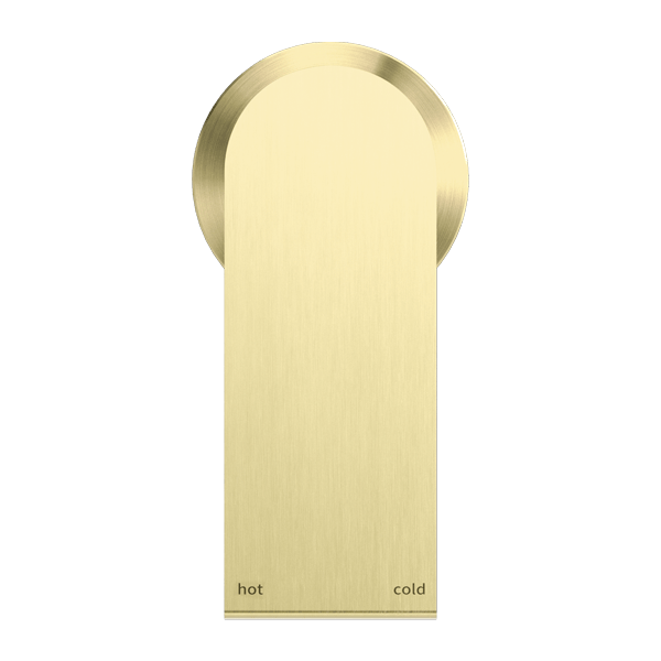Nero Mixer Taps BIANCA SHOWER MIXER 60MM PLATE BRUSHED GOLD (NR321511HBG)