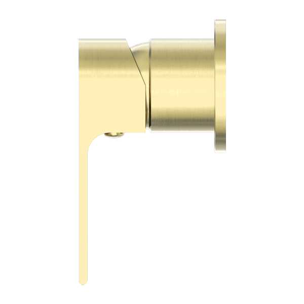 Nero Mixer Taps BIANCA SHOWER MIXER 60MM PLATE BRUSHED GOLD (NR321511HBG)