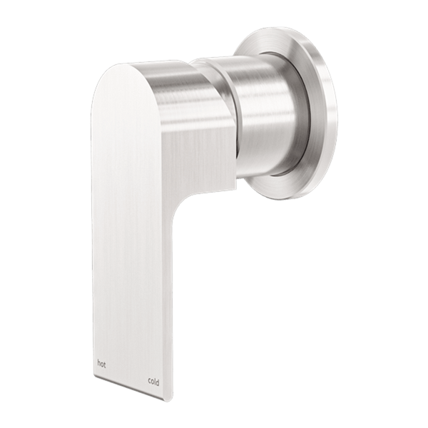 Nero Mixer Taps BIANCA SHOWER MIXER 60MM PLATE BRUSHED NICKEL (NR321511HBN)
