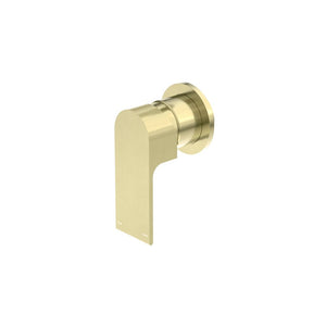 Nero Mixer Taps BIANCA SHOWER MIXER 80MM PLATE BRUSHED GOLD (NR321511DBG)