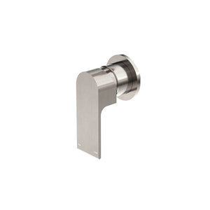 Nero Mixer Taps BIANCA SHOWER MIXER 80MM PLATE BRUSHED NICKEL (NR321511DBN)