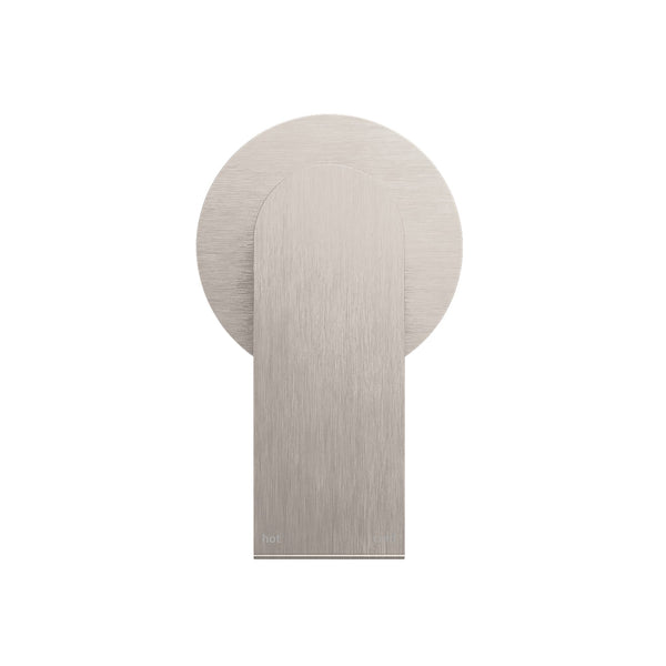 Nero Mixer Taps BIANCA SHOWER MIXER 80MM PLATE BRUSHED NICKEL (NR321511DBN)