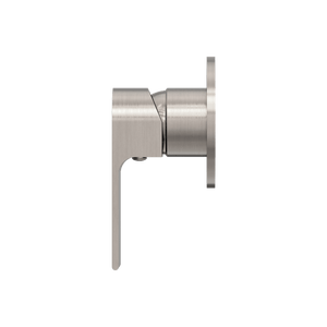 Nero Mixer Taps BIANCA SHOWER MIXER 80MM PLATE BRUSHED NICKEL (NR321511DBN)