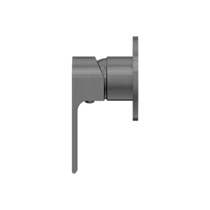 Nero Mixer Taps BIANCA SHOWER MIXER 80MM PLATE GUN METAL (NR321511DGM)