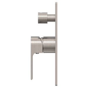 Nero Mixer Taps BIANCA SHOWER MIXER WITH DIVERTOR BRUSHED NICKEL (NR321511ABN)