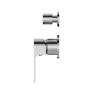 Nero Mixer Taps BIANCA SHOWER MIXER WITH DIVERTOR SEPARATE BACK PLATE CHROME (NR321511GCH)