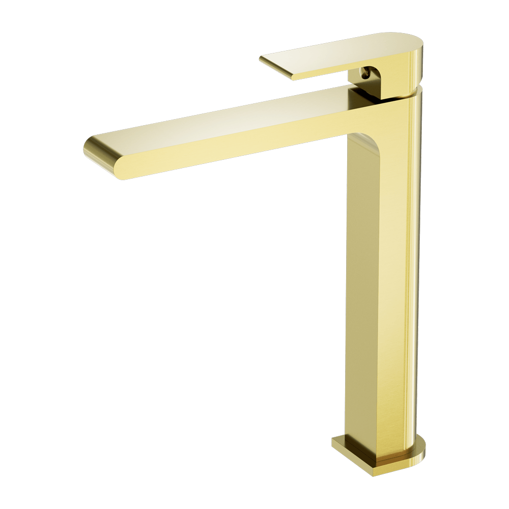 Nero Mixer Taps BIANCA TALL BASIN MIXER BRUSHED GOLD (NR321501aBG)