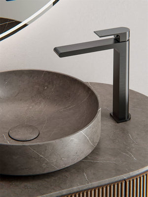 Nero Mixer Taps BIANCA TALL BASIN MIXER GUN METAL (NR321501aGM)