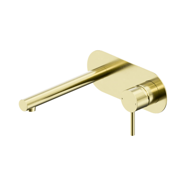 Nero Mixer Taps Dolce II Wall Basin/Bath Mixer Brushed Gold (25B005BG)
