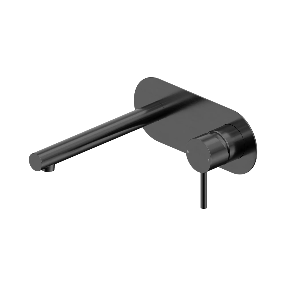 Nero Mixer Taps Dolce II Wall Basin/Bath Mixer Gun Metal (25B005GM)