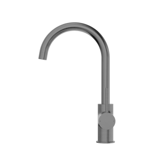 Nero Mixer Taps DOLCE KITCHEN MIXER GOOSENECK GUN METAL (NR250807GM)