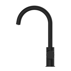 Nero Mixer Taps DOLCE KITCHEN MIXER GOOSENECK MATTE BLACK (NR250807MB)