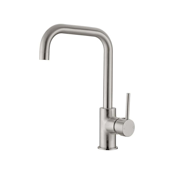 Nero Mixer Taps DOLCE KITCHEN MIXER SQUARE SHAPE BRUSHED NICKEL (NR250806BN)