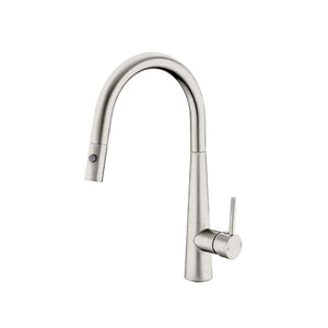 Nero Mixer Taps DOLCE PULL OUT SINK MIXER WITH VEGIE SPRAY FUNCTION BRUSHED NICKEL (NR581009cBN)