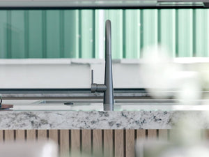 Nero Mixer Taps DOLCE PULL OUT SINK MIXER WITH VEGIE SPRAY FUNCTION GUN METAL (NR581009cGM)