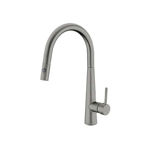 Nero Mixer Taps DOLCE PULL OUT SINK MIXER WITH VEGIE SPRAY FUNCTION GUN METAL (NR581009cGM)