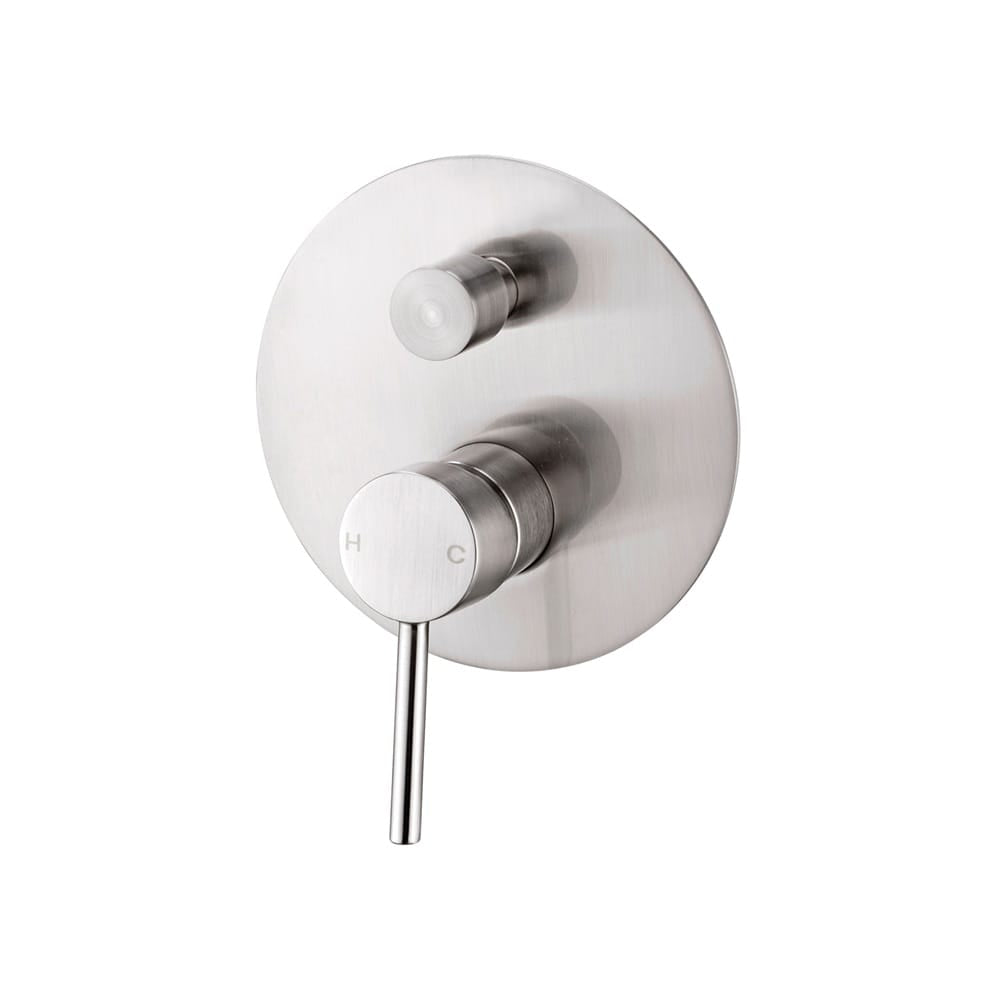 Nero Mixer Taps DOLCE SHOWER MIXER WITH DIVERTOR BRUSHED NICKEL (NR250811ABN)
