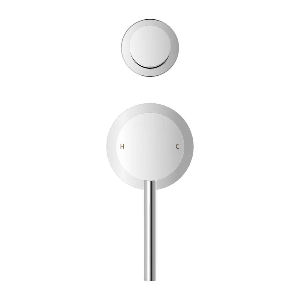 DOLCE SHOWER MIXER WITH DIVERTOR SEPARATE BACK PLATE CHROME (NR250811ECH)