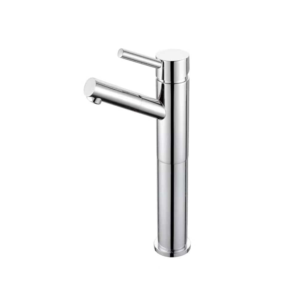 Nero Mixer Taps DOLCE TALL BASIN MIXER ANGLE SPOUT CHROME (NR250801aCH)