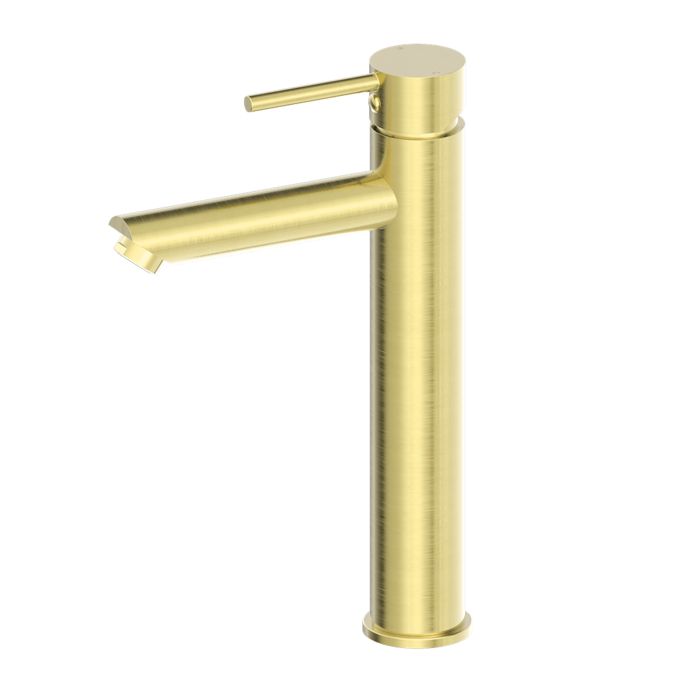 Nero Mixer Taps DOLCE TALL BASIN MIXER BRUSHED GOLD (NR250804BG)