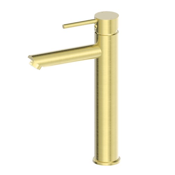 Nero Mixer Taps DOLCE TALL BASIN MIXER BRUSHED GOLD (NR250804BG)