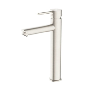 Nero Mixer Taps DOLCE TALL BASIN MIXER BRUSHED NICKEL (NR250804BN)
