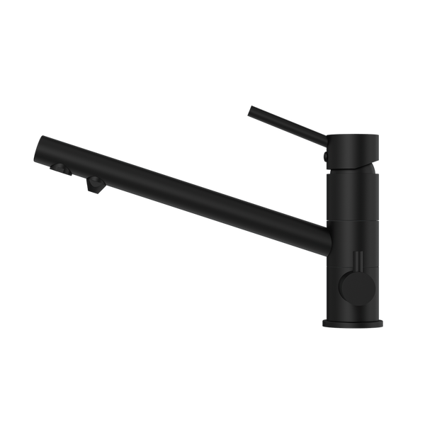Nero Mixer Taps Dolce Three-Way Kitchen Mixer Matte Black (NR250807GMB)