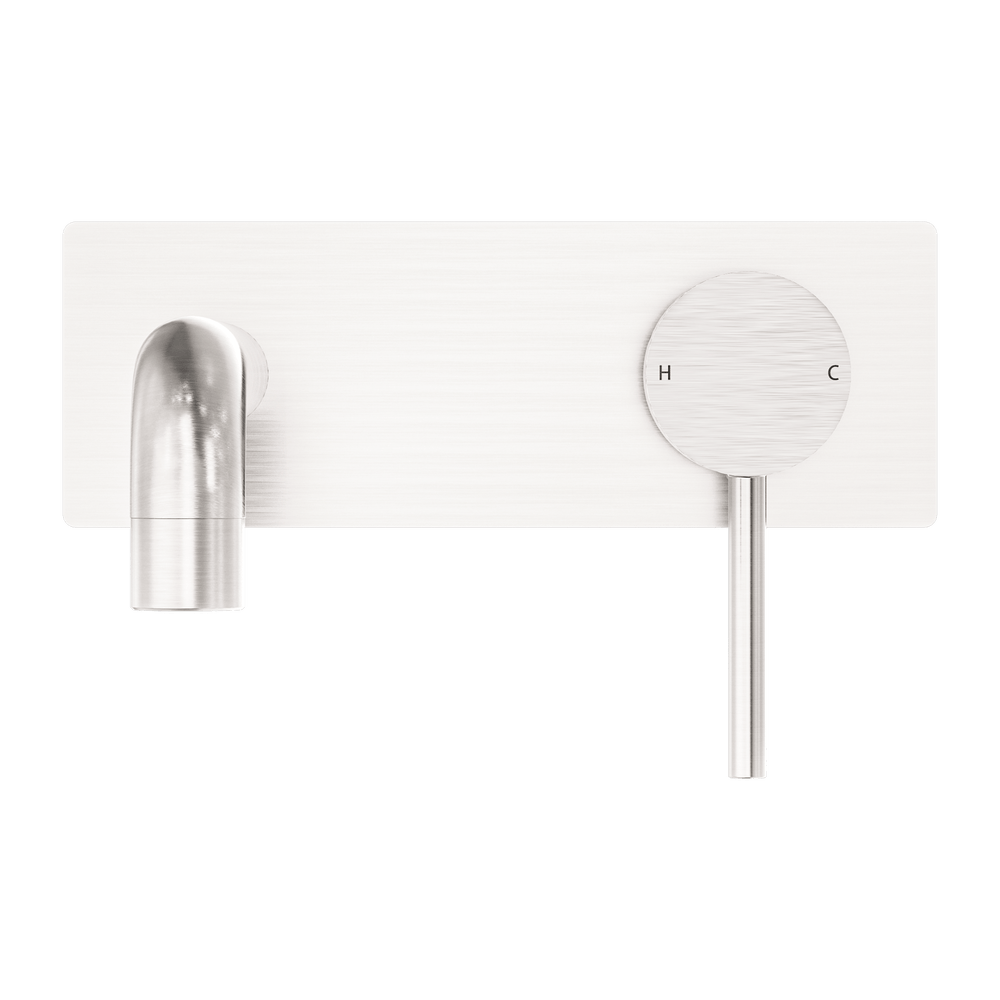 DOLCE WALL BASIN/BATH MIXER BRUSHED NICKEL (NR250810BBN)