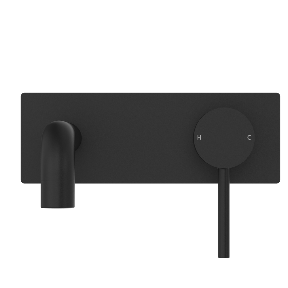 DOLCE WALL BASIN/BATH MIXER MATTE BLACK (NR250810BMB)