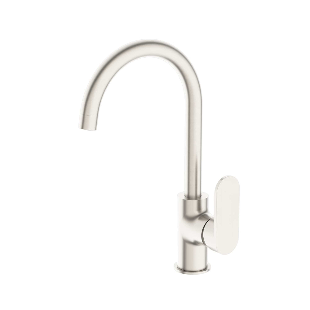 Nero Mixer Taps ECCO KITCHEN MIXER BRUSHED NICKEL (NR301306BN)