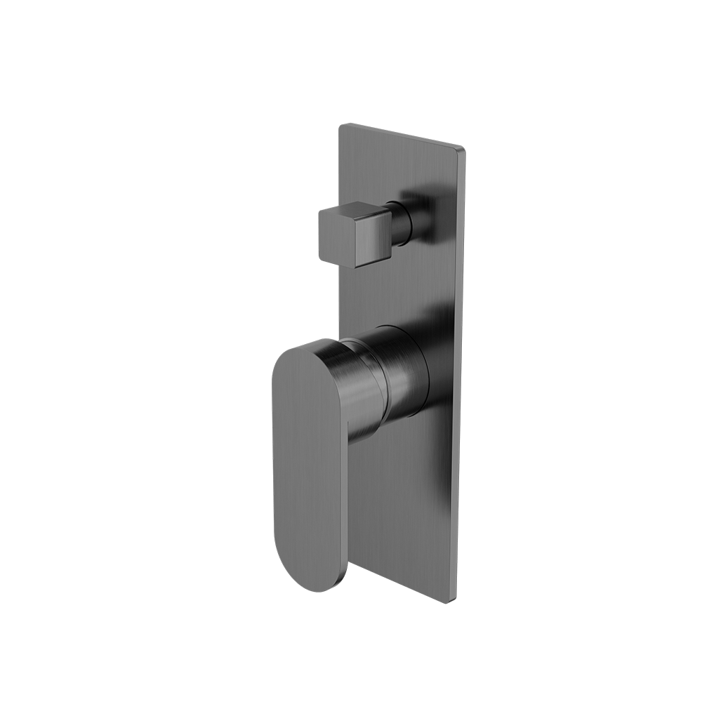 Nero Mixer Taps ECCO SHOWER MIXER WITH DIVERTOR Gun Metal (NR301311AGM)