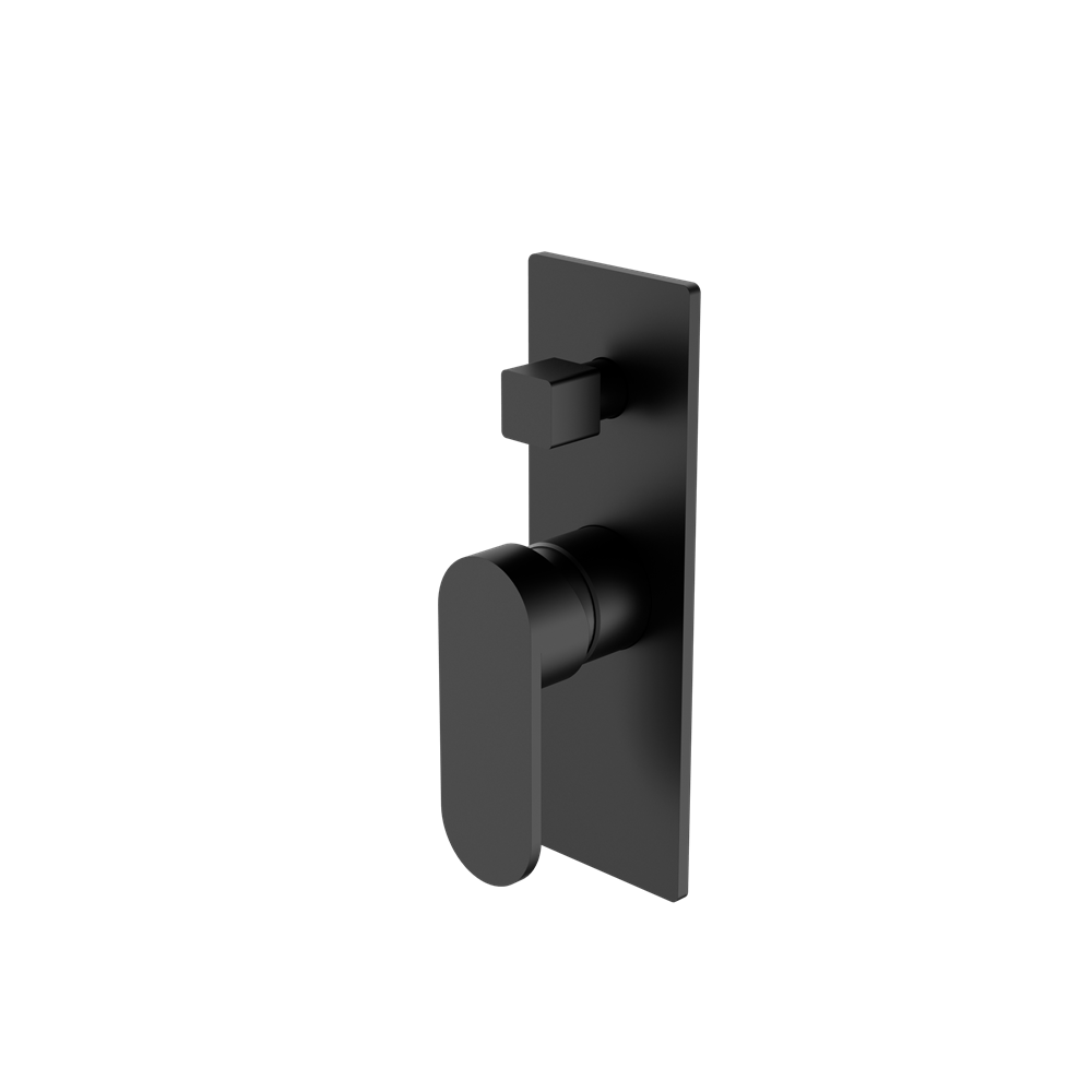 Nero Mixer Taps ECCO SHOWER MIXER WITH DIVERTOR MATTE BLACK (NR301311AMB)